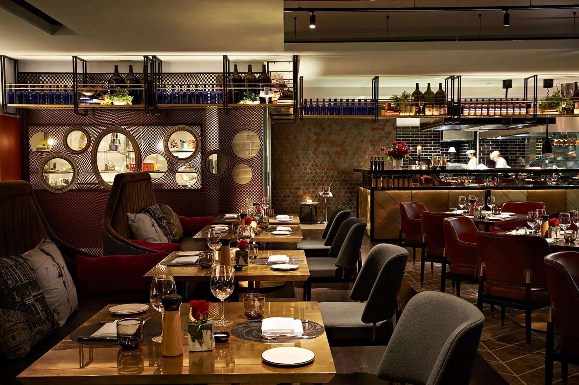 ホテル Qt メルボルン エクステリア 写真 Interior of the restaurant